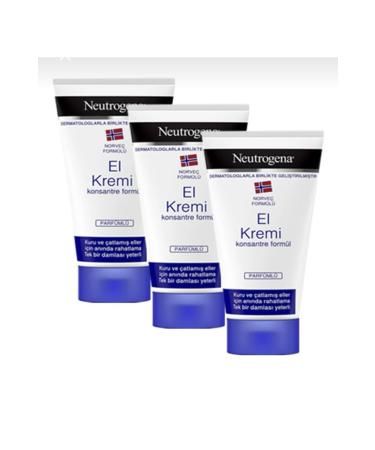 Neutrogena Hand Cream 50 Ml Perfumed Norwegian Formula 3 Pack