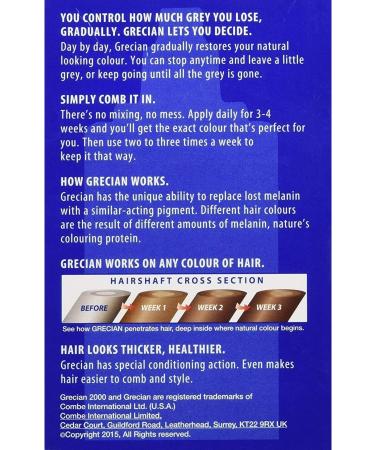 GRECIAN 2000 White Hair Remover Restorer No Grey Lotion 125ml - Buy Online on GoSupps.com