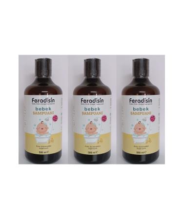 Feradisin Herbal Baby Shampoo 500ml (3x500 Ml) Gimdes Certified