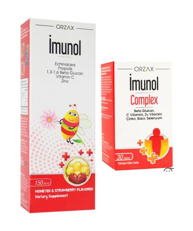 IMUNOL Syrup 150ml + Complex 30 Capsules Family Pack