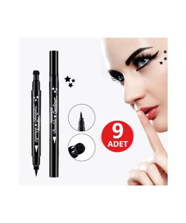 ROWENAROSE Double Sided Star Patterned Pencil Eyeliner 9 Pieces