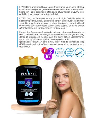 Redexi Anti Hair Loss Herbal Shampoo Dandruff Hair 400 Ml - Buy Online on GoSupps.com