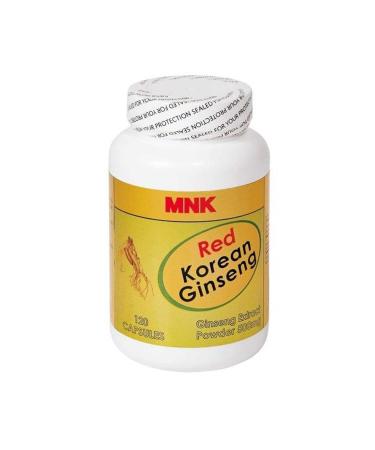 Mnk Red Korean Ginseng 120 Capsules Red Korean Ginseng