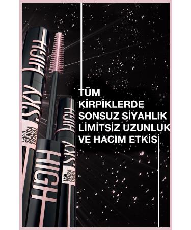 Maybelline New York Lash Sensational Sky High Cosmic Black & Sky High Classic Mascara Black Set of 2 - Buy Online on GoSupps.com