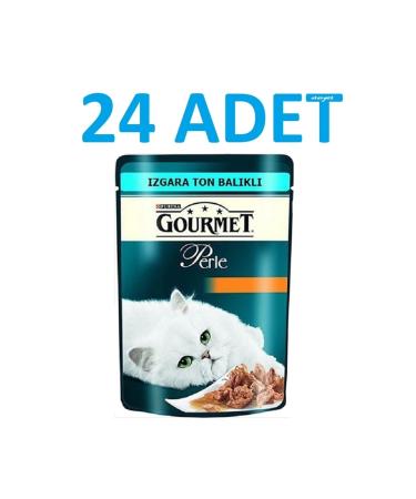 Gourmet Perle Grilled Tuna Wet Cat Food 85 gr X 24 Pouch