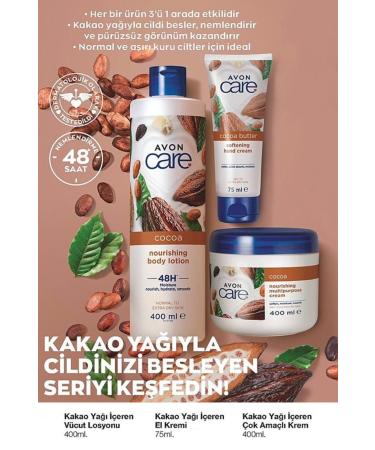Avon Care Cream Package Containing Cocoa Butter - Buy Online on GoSupps.com