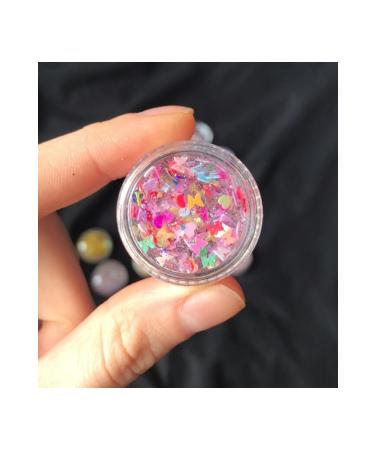 hbtasarim Glitter Gel Eyeshadow Glitter Gel Eyeshadow Butterfly-hearted