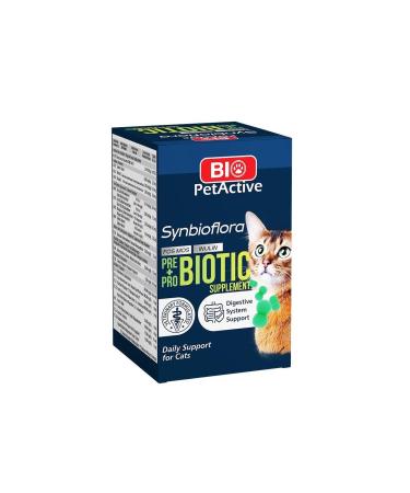Bio PetActive Biotic Probiotic Prebiotic Cat Digestion 60 Tablets 30 Gr