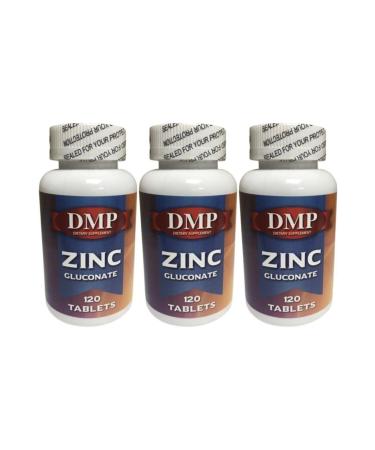 DMP Zinc Gluconate Zinc Gluconate 3 Boxes Total 360 Tablets