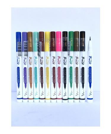 Cosha Beauty Rose 12 Color Eyeliner & Pen 12 Color Eyeliner