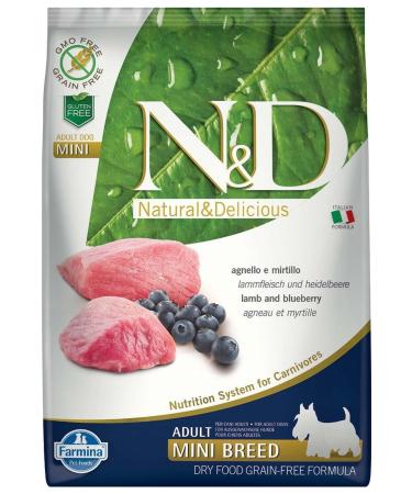 N & D Nd Prime Lamb Meat Mersini Adult Mini Grain Free Dog Food - 7 kg