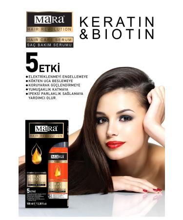 Mara Keratin&biotin Care Oil for Damaged Hair 100ml - Buy Online on GoSupps.com