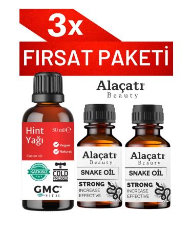 Gmc vital 2 Pieces Snake Oil + Castor Oil 50 Ml