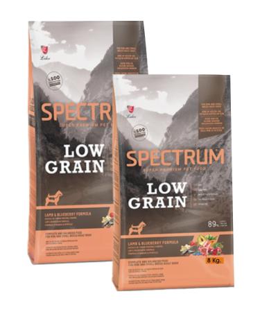 Spectrum Low Grain Lamb Meat and Blueberry Mini and Small Breed Adult Dog Food 8 Kg.