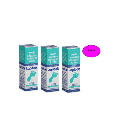 Lapitak Foot Odor Prevention Cream 60 Ml 3-Pack