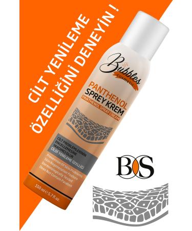 bs bubbles cosmetic Panthenol Skin Regenerator Repair Protective Moisturizer Wound Burn Effective Cream Spray 150ml