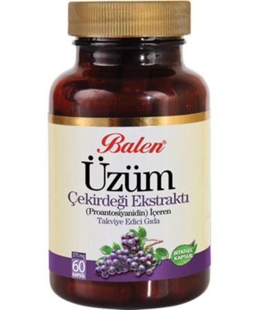Balen Grape Seed Extract 60 Capsules 375 Mg