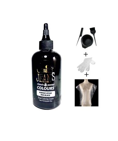 Jamaican Jean's Color Hair Dye Set Red-black Dep1038