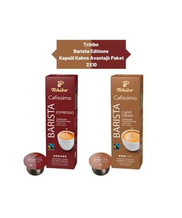 Tchibo Barista Editions Capsule Coffee 2x10 Advantageous Package