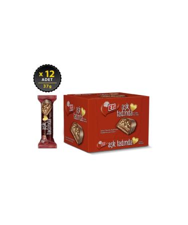 Eti A k Taste Hazelnut Cream Wafer 37 g x 12 Pieces - Buy Online on GoSupps.com