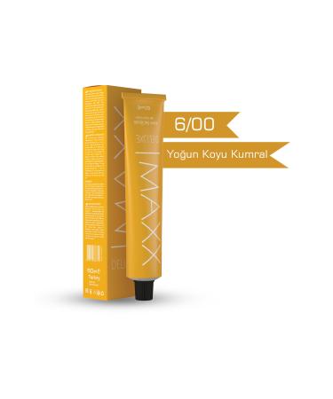 MAXX DELUXE 6.00 Intense Dark Blonde Cream Tube Dye -60ml