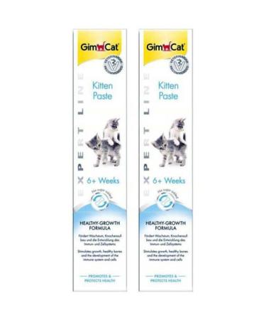 Gimcat 2 Pieces Kitten Paste Calcium Vitamin Paste for Kittens 50 Gr X 2 100 Gr