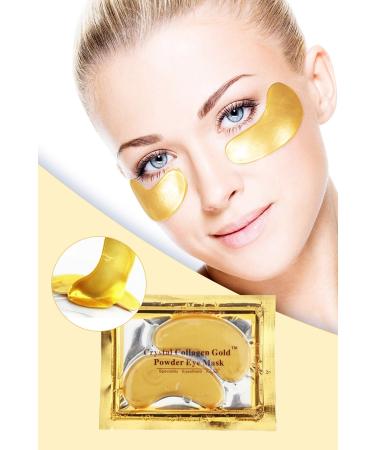 Xolo Collagen Mask Against Under Eye Bags and Dark Circles 10 Pieces Gold Mask