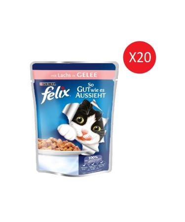 FELIX Pouch Salmon X20