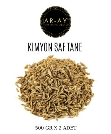 AR-AY Coffee & Spices Pure Cumin (Grain) - 1 Kg