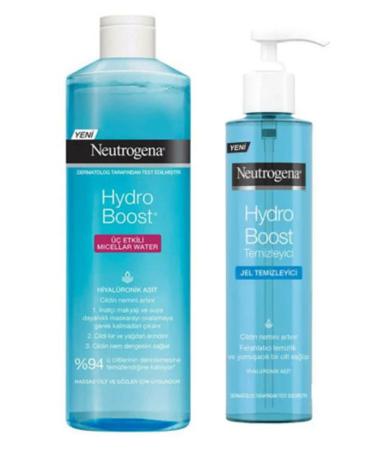 Neutrogena Hydro Boost Triple Action Micellar Water + Gel Cleanser
