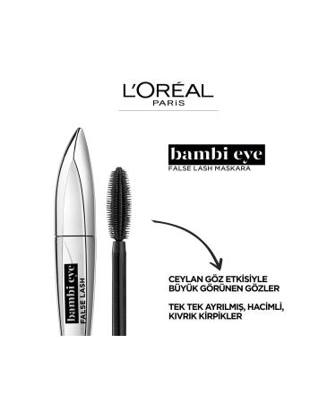 L'Oreal Paris Bambi Eye False Lash Mascara Black - Buy Online on GoSupps.com