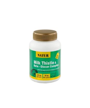 Natur Milk Thistle & Beta - Glucan Complex Supportive 90 Tablets