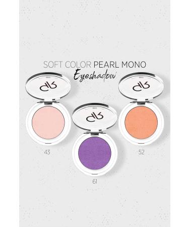Golden Rose Pearl Eyeshadow - Soft Color Pearl Mono Eyeshadow No: 52 8691190334628 - Buy Online on GoSupps.com