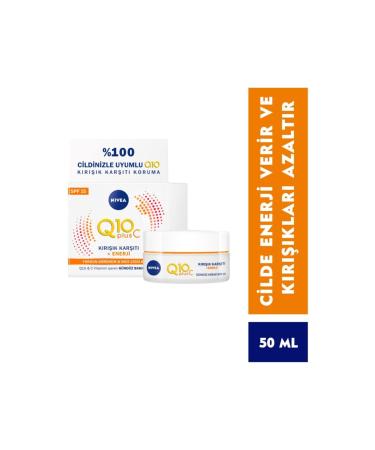 NIVEA Q10plus C Anti-Wrinkle + Energy Day Cream - Buy Online on GoSupps.com
