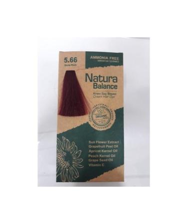 NATURABALANCE Hair Dye - Organic Certified No: 5.66 Wine Red