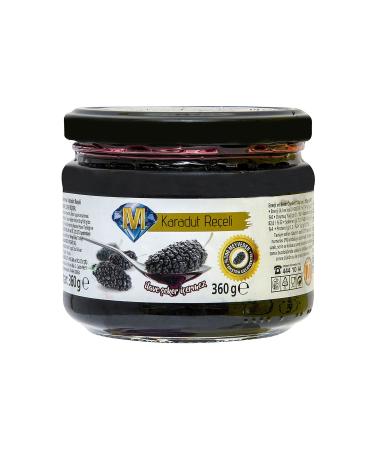 Migros No Sugar Added Black Mulberry Jam 360 G