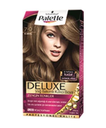 Palette Hair Dye - Deluxe 7-0 Glamorous Brown 50 ml - Buy Online on GoSupps.com