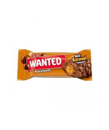 Eti Wanted Caramel Bar 22gr 24 pieces