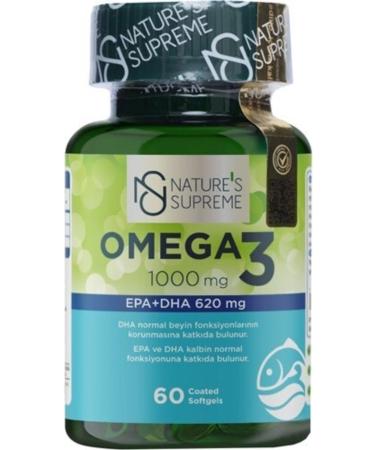 Natures Supreme Omega 3 1000 Mg 60 Capsules