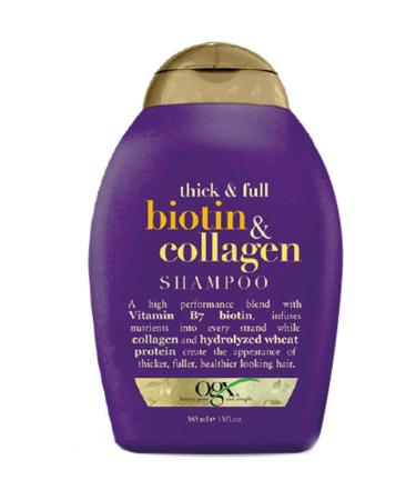OGX Full Plumping and Extension Shampoo - Biotin & Collagen Shampoo 385 ml