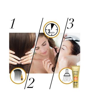 Pantene 3 Minute Miracle Anti Hair Loss 200ml*3 Pieces - Buy Online on GoSupps.com