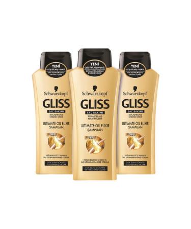 Gliss Ultimate Oil Elixir 360 ml Shampoo 3 Pack