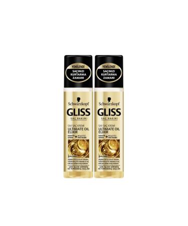 Gliss Ultimate Oil Elixir Liquid Hair Conditioner 200 ml x 2 Pack