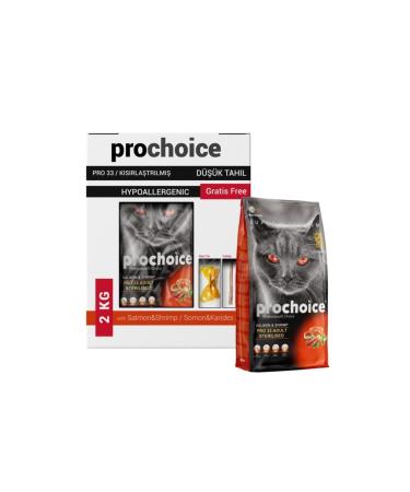 Pro Choice Prochoice Pro 33 Sterilized Salmon Shrimp Cat Food 2 Kg