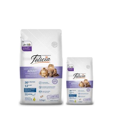 Felicia Sterilized Hypoallergenic Salmon Cat Food 12+2 Kg