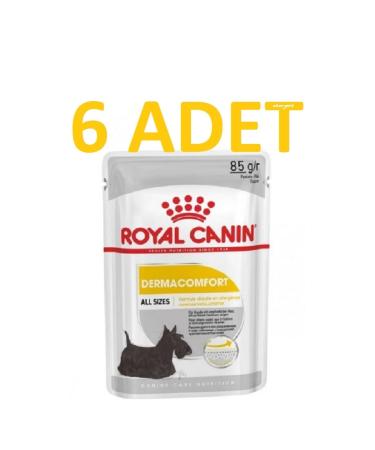 Royal Canin Dermacomfort Wet Dog Food 85 Gr X 6 Pieces Canned Pouch