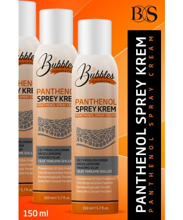 bs bubbles cosmetic Panthenol Skin Regenerator Repair Protective Moisturizer Wound Burn Effective Cream Spray 150ml - Buy Online on GoSupps.com