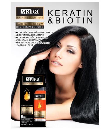 Mara Keratin&biotin Care Oil for Damaged Hair 100ml - Buy Online on GoSupps.com