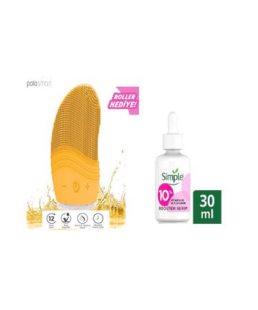 Simple Booster Serum B3 Niacinamide Vitamin Even Skin Tone30 ml + Polosmart Vibrating Roller