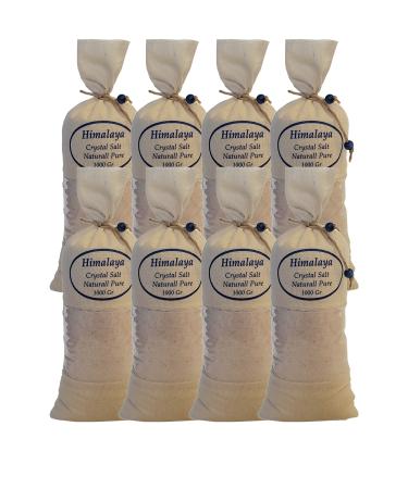 Ginger Organic Himalayan Table Salt Ground Light Pink Color 8 Kg. Himalayan Salt Light Pink Color 8 Grains